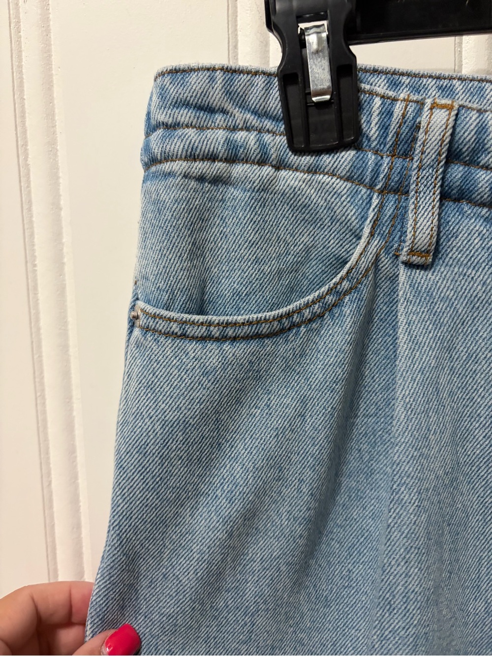 FRAME Super Drape Drawstring High Rise Wide-Leg Jeans Size 26 - Picture 3 of 12